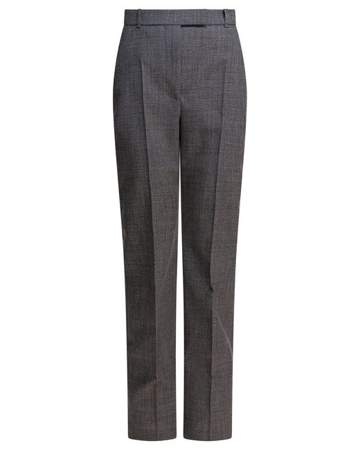 McQueen Blue Wool Pants