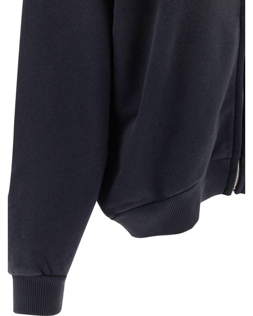 Acne Blue Fiah U Zip 1996 Sweatshirts