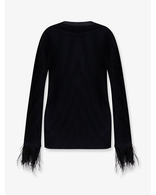 Boss Blue Efedera Pleated Top