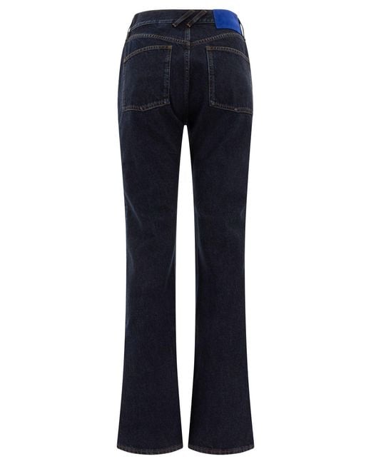 Burberry Blue Elegant Trousers
