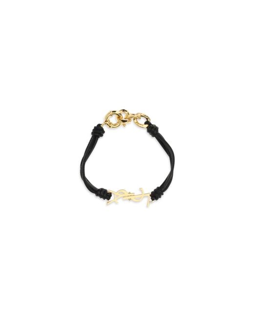 Saint Laurent Multicolor Cassandre Multi-Wrap Bracelet