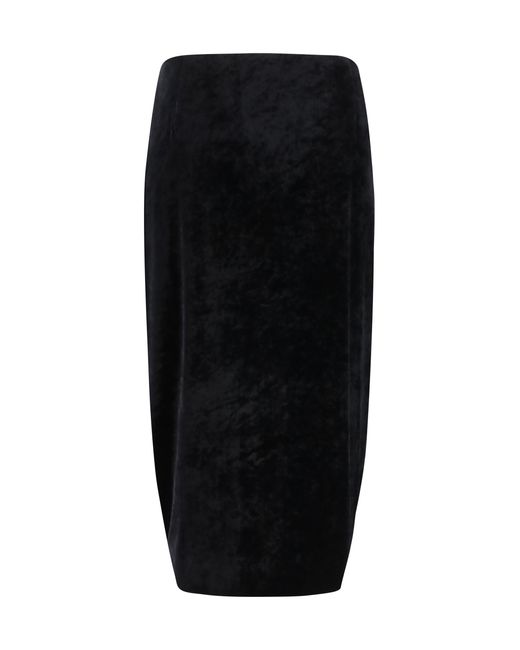 Valentino Black Velvet Skirt