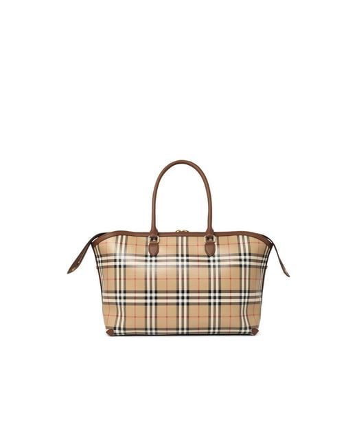 Burberry Metallic Medium Tote Bag