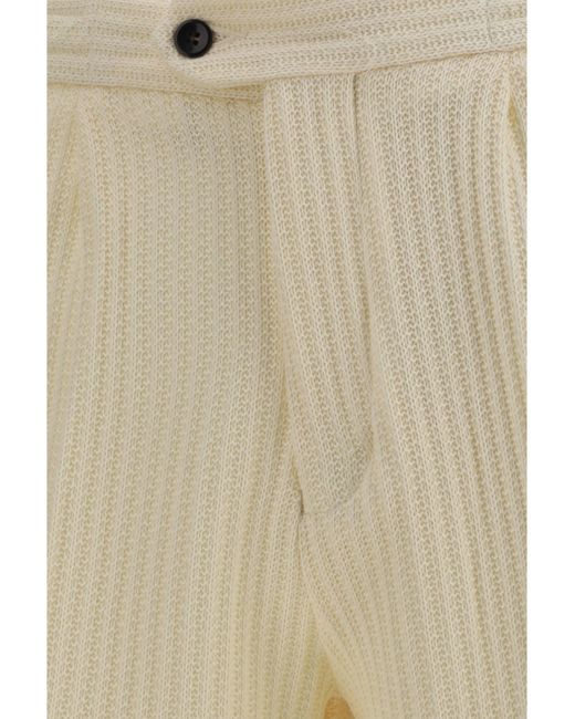 Germano Natural Textured Bermuda Shorts 092 for men