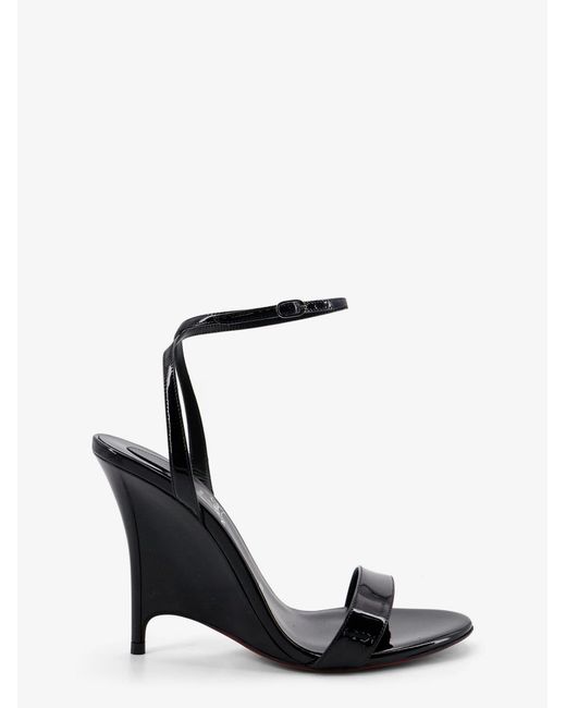 Christian Louboutin White Zeezeenella Leather Sandals