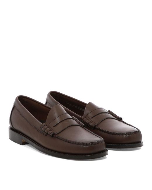 G.H.Bass & Co. Brown "Weejuns Larson Penny" Loafers for men