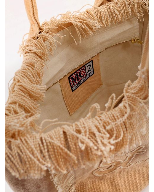 Mc2 Saint Barth Natural Vanity Canvas Shoulder Bag
