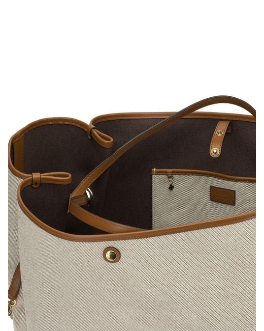 Chloé Natural "Clover" Large Shoulder Bag