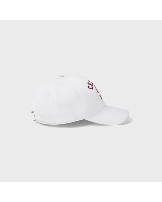 Céline White Triomphe Baseball Cap