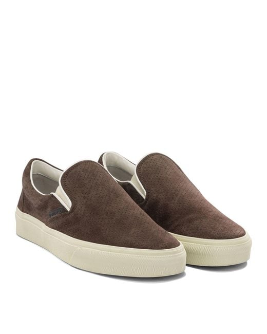 Tom Ford Brown Sneakers & Slip-On for men