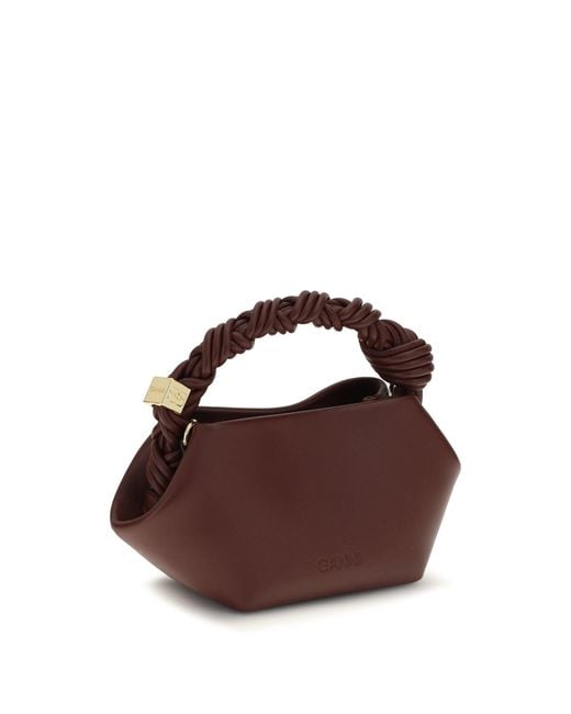 Ganni Brown Mini Handbag Bou