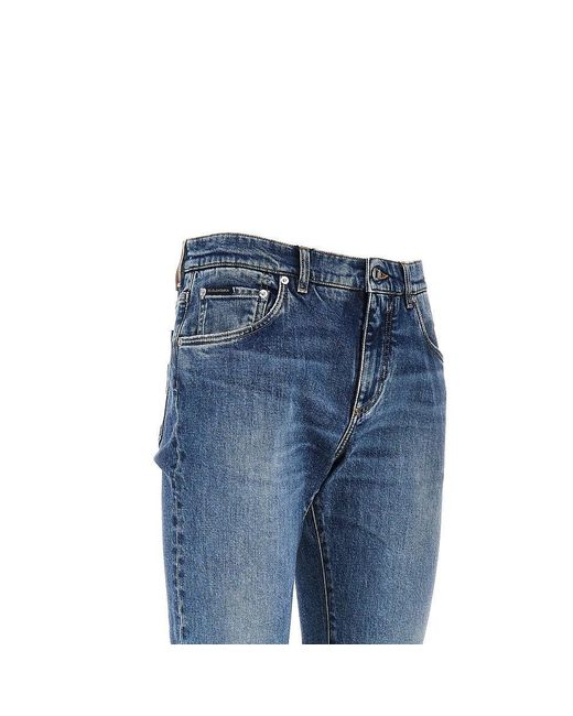 Dolce & Gabbana Blue Dolce&Gabbana Stretch Denim Slim Fit Jeans for men