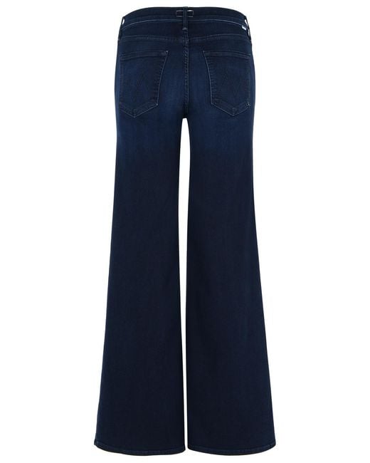 Mother Blue The Twister Sneak Dark Jeans