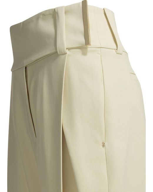 Max Mara Yellow Tailored Pants