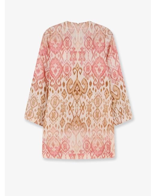 Zimmermann Pink Aster Shift Mini Dress