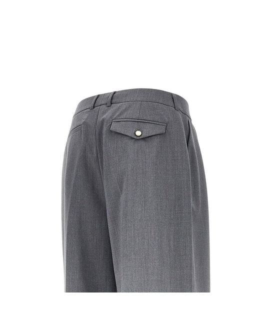 THESTROY Gray Wide-Leg 'Inno' Pants for men