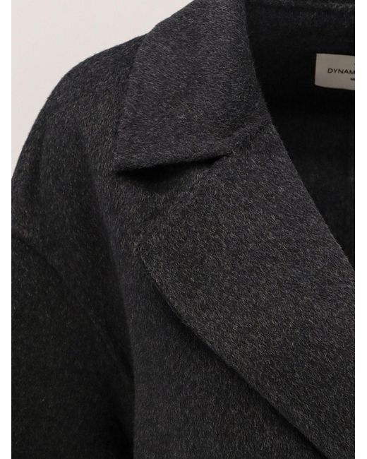 The Dynamis Studio Black Savile Double-Breasted Wool Coat