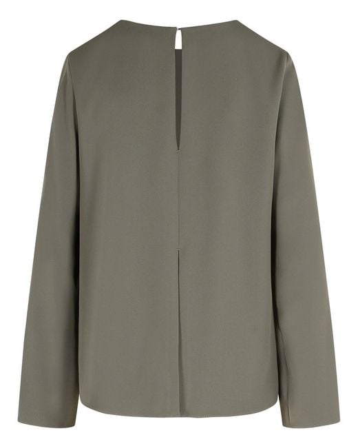 P.A.R.O.S.H. Green P.A.R.O..H. 'Poker' Polyester Blouse