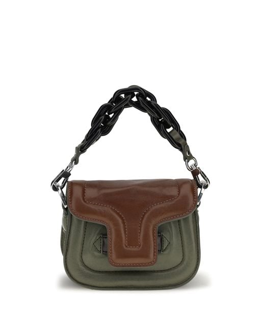 Pierre Hardy Brown Alphaville Handbag Kaki-Hazelnut