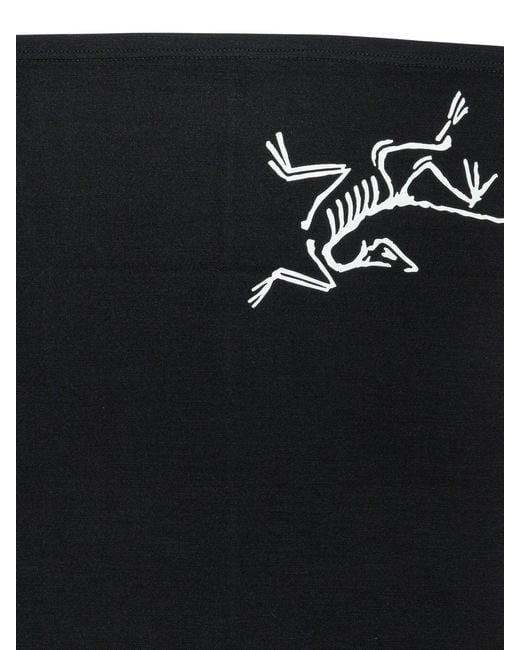 Arc'teryx Black Satoro Merino Wool-Blend Scarf for men