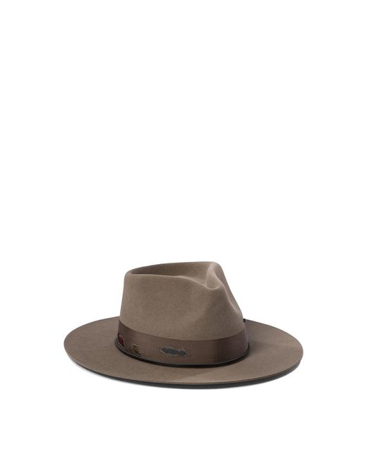 SUPERDUPER Brown Grateful Mend Hats for men