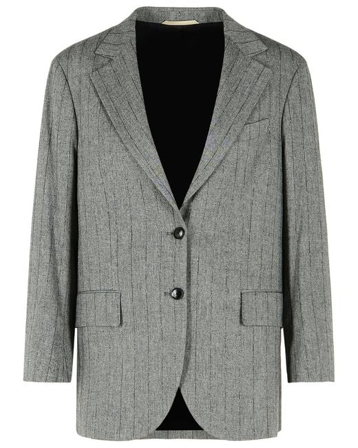 Latorre Gray Wool Blend Blazer