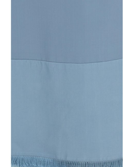 Bottega Veneta Blue Midi Skirt With Slit