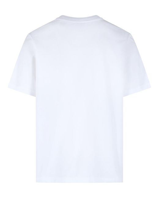Casablanca White Casa Airspray Cotton T-Shirt for men