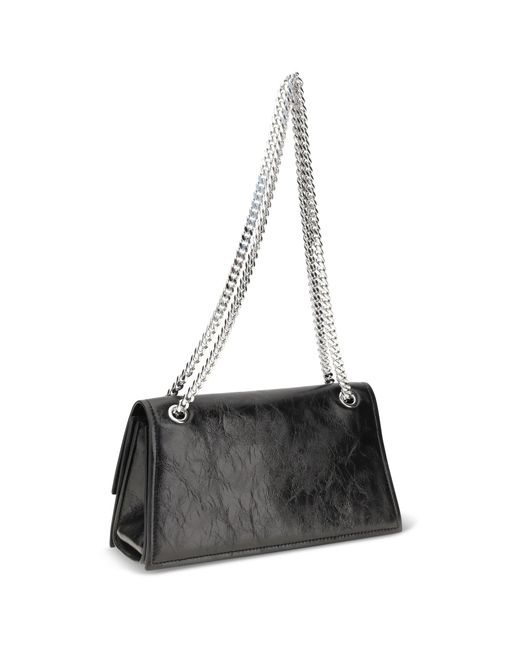 Tory Burch White Kira Suede Shoulder Bag