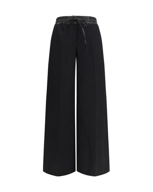 Alaïa Black Alaïa Tailored Virgin Wool Pants