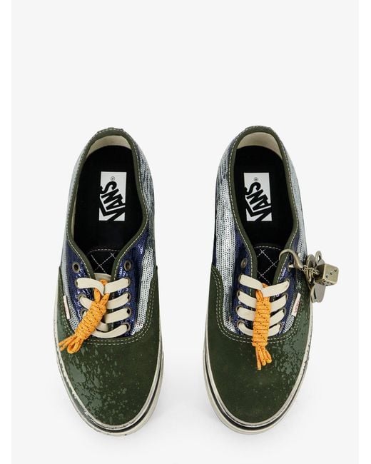 Vans Green Sneakers Lx Authentic 44 Suede