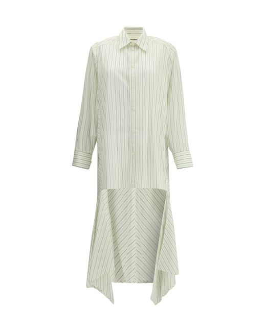 Phoebe Philo White Chemisier Dress