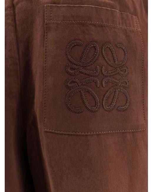 Loewe Brown Cotton Paula's Ibiza Trousers for men