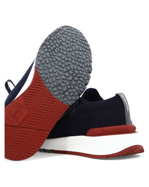 Brunello Cucinelli Blue Runner Sneakers