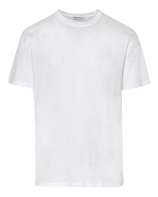 Maison Margiela Natural Set Of 3 Cotton T-Shirts for men