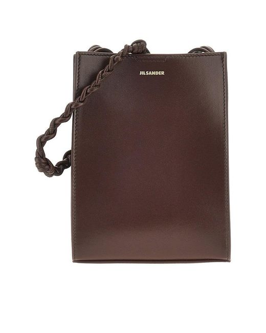 Jil Sander Brown Small Tangle Bag