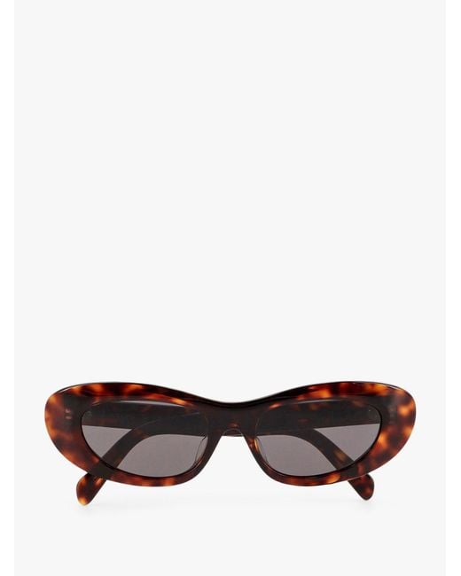 Céline White Acetate Sunglasses