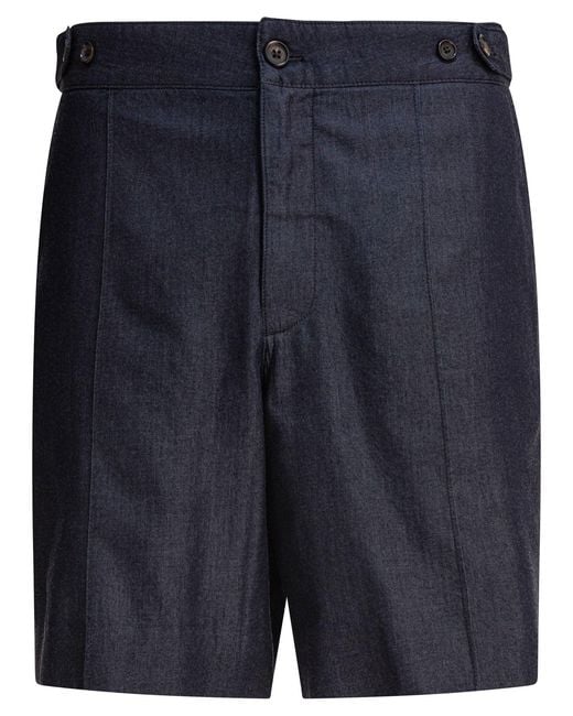 McQueen Blue Shorts for men