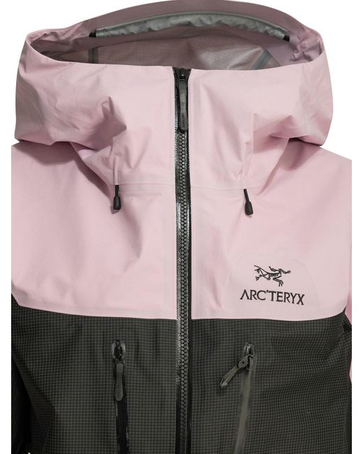 Arc'teryx Pink Alpha Technical Jacket for men