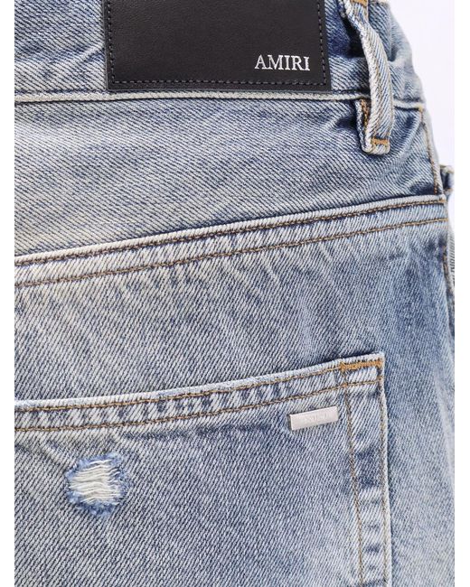 Amiri Blue Destroyed Effect Jeans for men