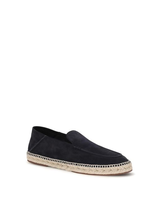 Loro Piana White Slip-On Shoes Leather