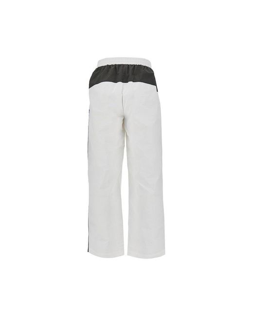 Umbro Gray Technical Ripstop Pants With Logo Embroidery for men