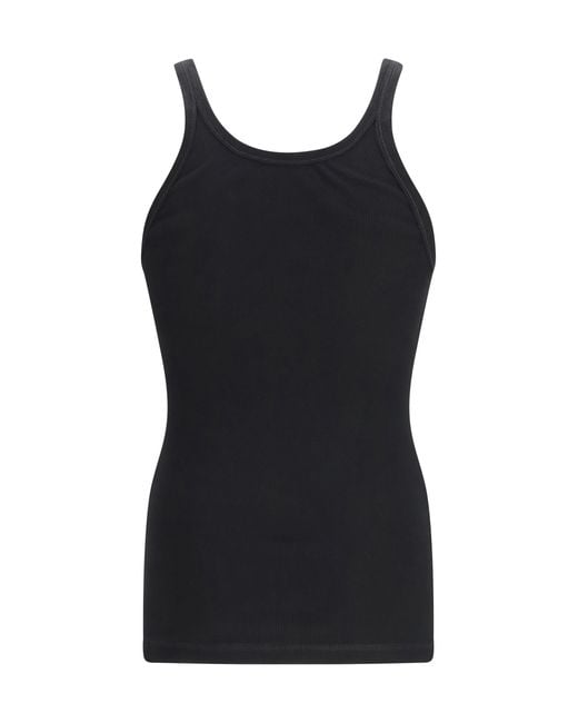 Dolce & Gabbana Black Dolce & Gabbana Cotton Printed Tank Top for men