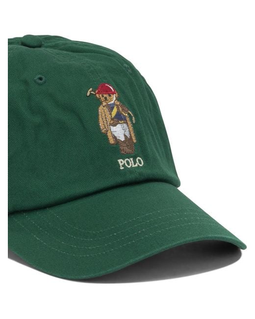 Polo Ralph Lauren Green "Polo Bear" Baseball Cap for men