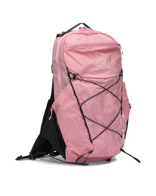 Arc'teryx Pink "Aerios 18" Sports Backpack for men