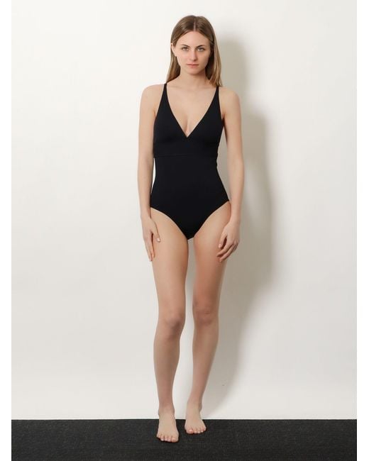 Eres Black Larcin Lycra One Piece Swimsuit