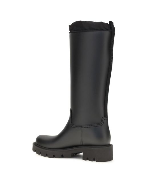 Moncler Black Waterproof Knee-High Kickstream Boots