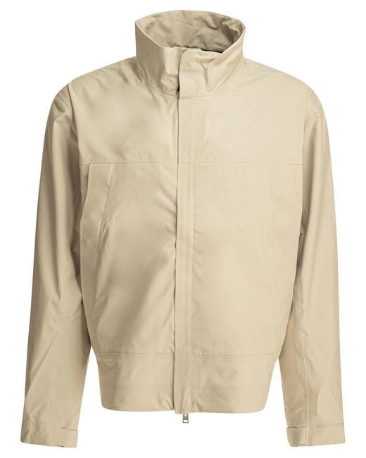 Norse Projects Natural "3L Stand Collar" Waterproof Jacket for men