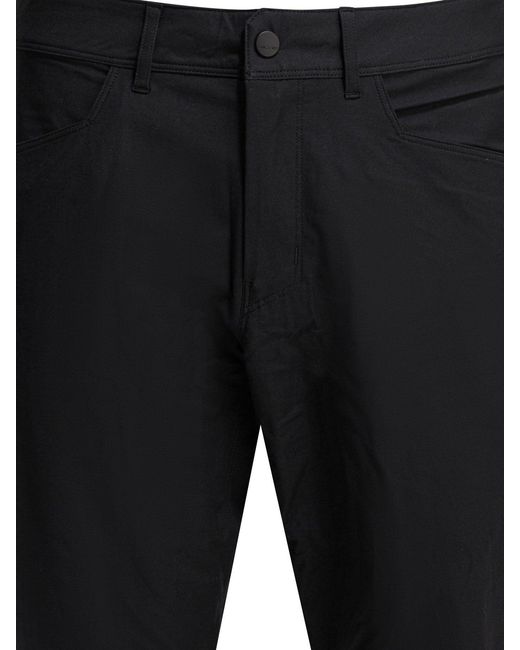 Arc'teryx Black Cotton Nylon Elastane Trousers for men