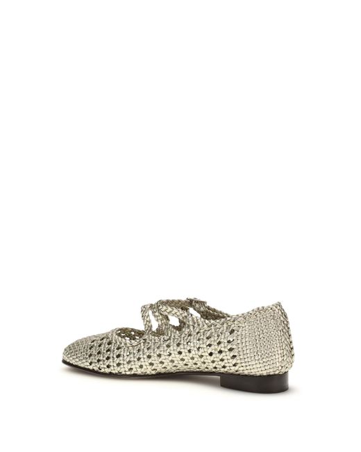 CAREL PARIS White Ballerina Flats Ariana